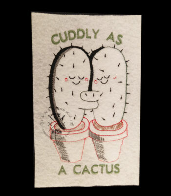 Cuddly as a Cactus - Machine Embroidery Design
