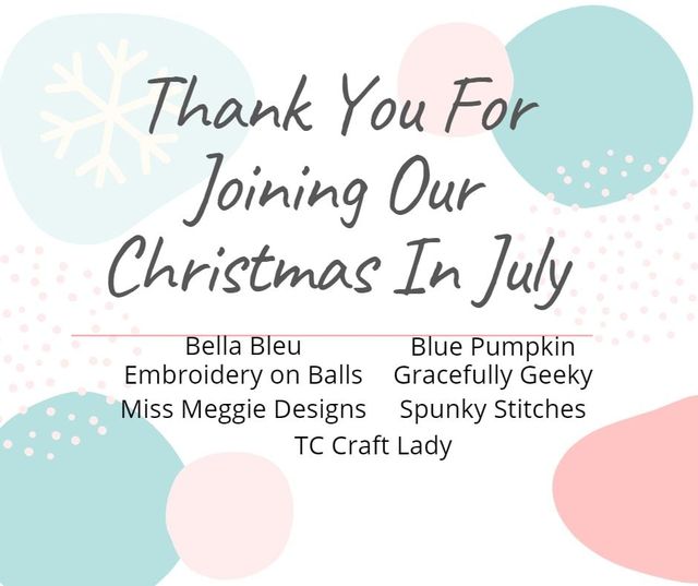 Thank you – 3rd Annual Christmas in July