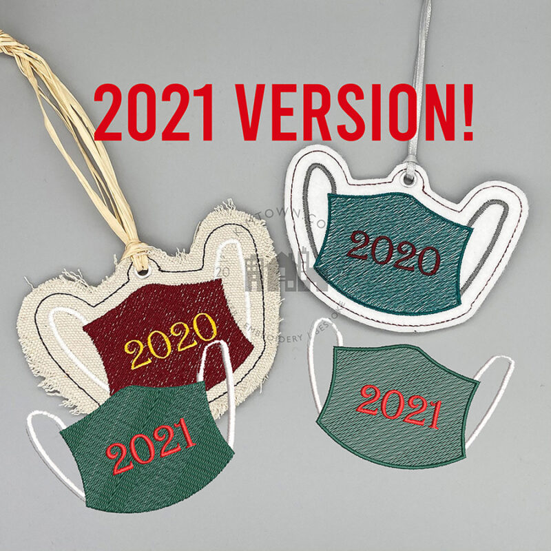 2021 ITH Face Mask Ornament