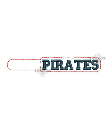 Pirates - Key Fob - ITH Machine Embroidery Design