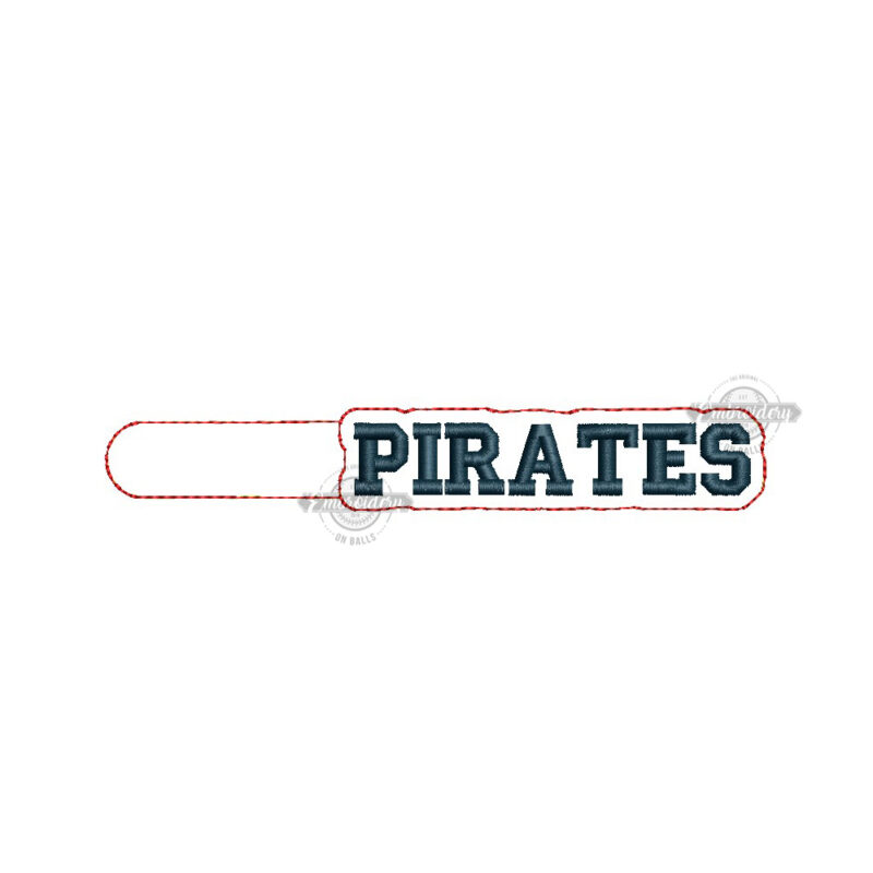 Pirates - Key Fob - ITH Machine Embroidery Design