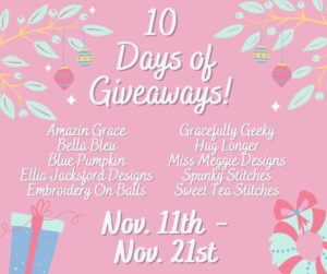 10 Days of Giveaways