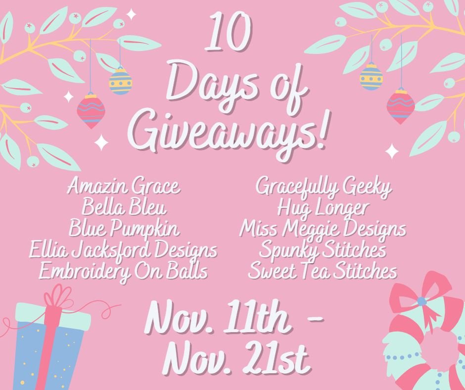 Kick off-5th annual Days of Giveaways!