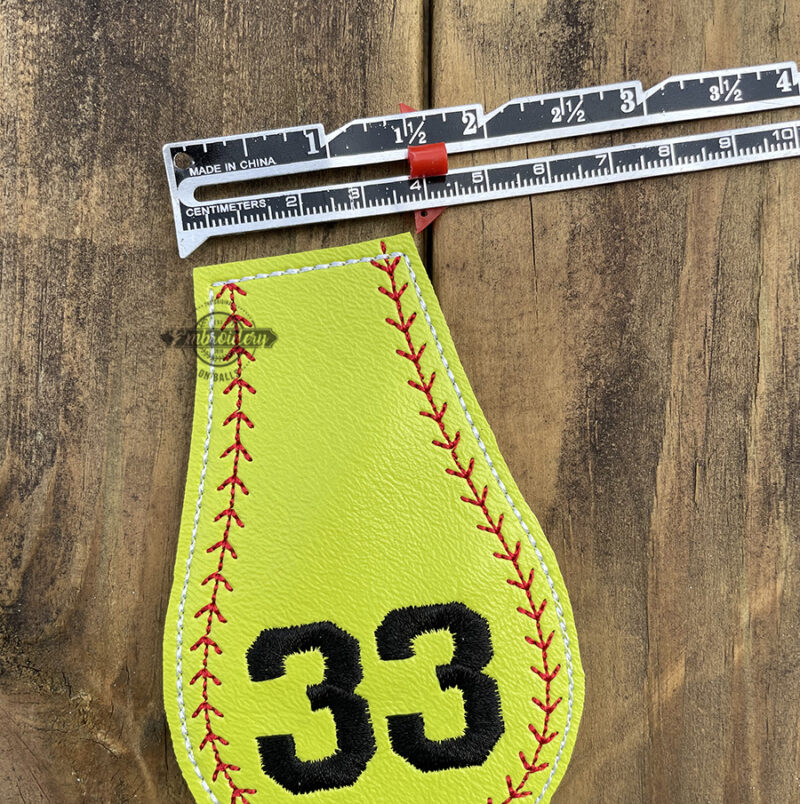 HALF Keyfob WITH NUMBERS Baseball Softball Panel Builder - Image 2