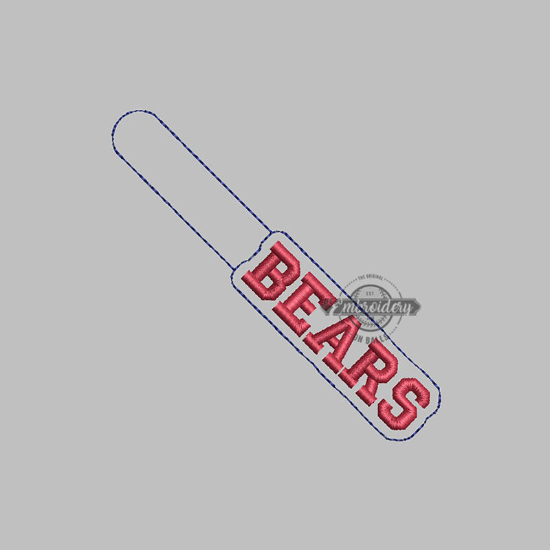 BEARS Keyfob Design - Machine Embroidery Design - Image 2