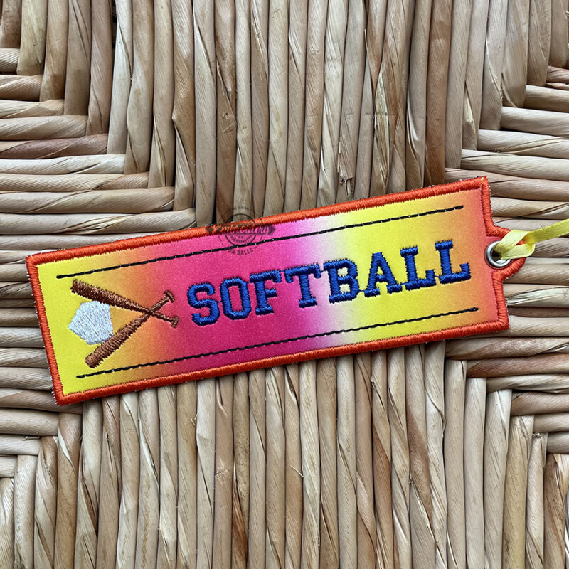 SPORTS Bookmark Keyfob Ornament Bag Tag Design - Machine Embroidery Design - Image 7