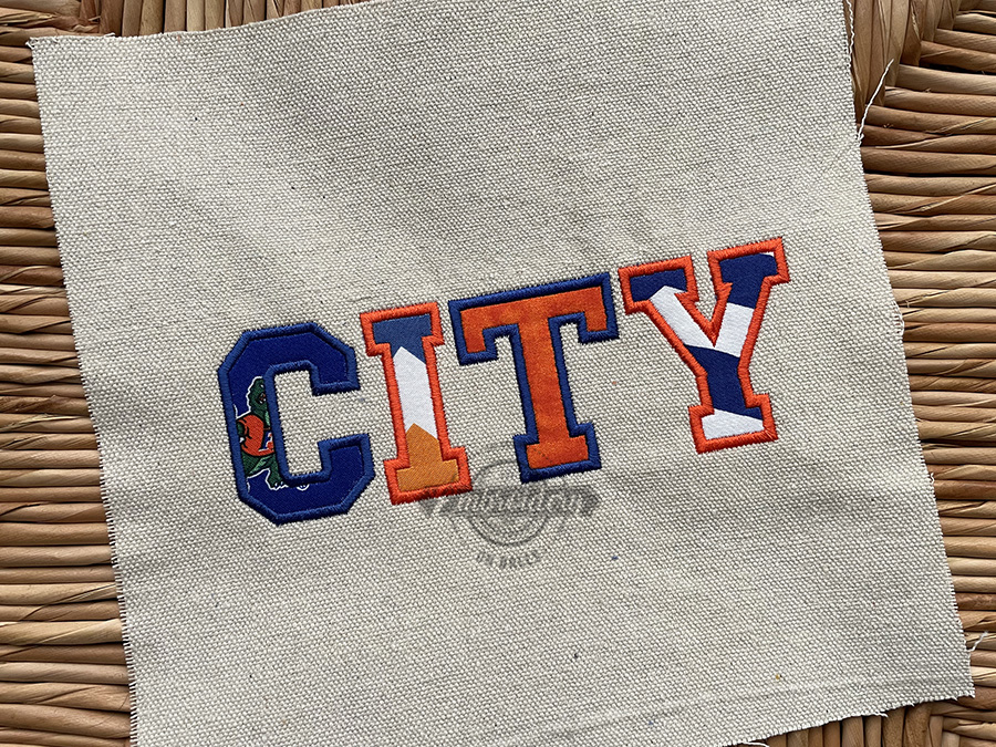 CITY Applique - Machine Embroidery Design