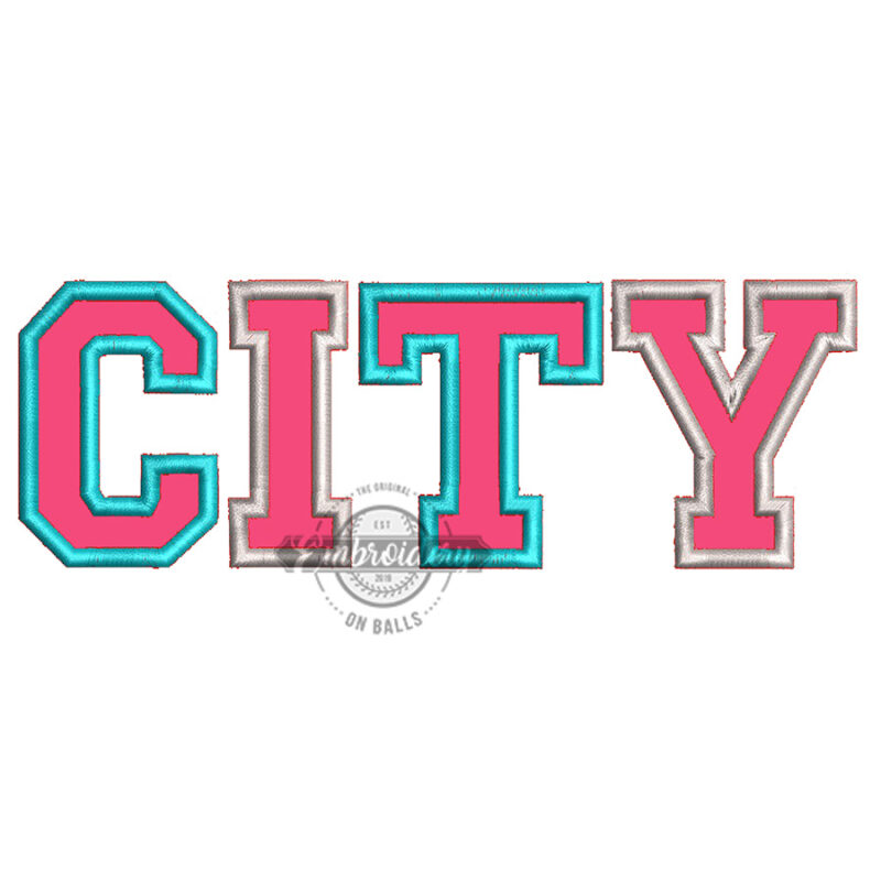CITY Applique - Machine Embroidery Design - Image 2