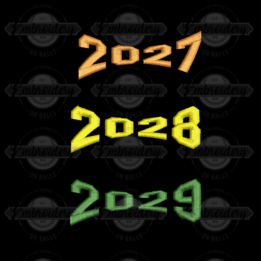 27-29 YEAR REPLACEMENT for Baseball Panel Builder - ITH Machine Embroidery Design